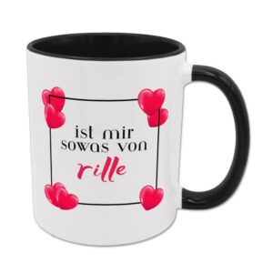ist mir sowas von rille - Tasse - schwarz
