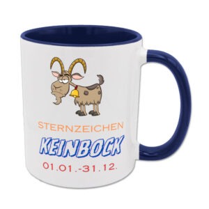 Sternzeichen Keinbock - Tasse - dunkelblau