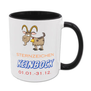Sternzeichen Keinbock - Tasse - schwarz