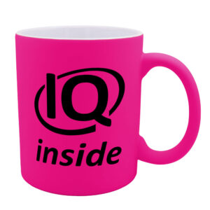 IQ inside - Neon-Tasse - pink