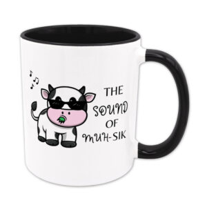 The Sound of Muh-Sik - Tasse - schwarz