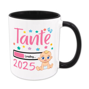 Tante Loading 2025 (Junge) - Tasse - schwarz