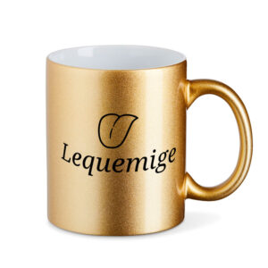 Lequemige - Metallic-Tasse - metallic gold
