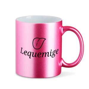Lequemige - Metallic-Tasse - metallic pink