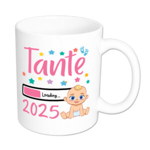 Tante Loading 2025 (Junge) - Tasse - weiss