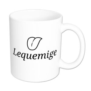 Lequemige - Tasse - weiss