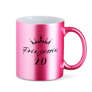 Prinzessin 2.0 - Metallic-Tasse - metallic pink