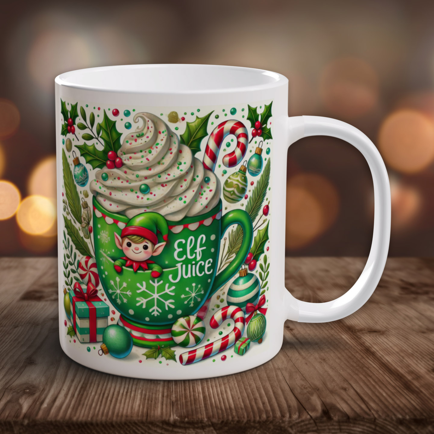 Weihnachtstasse Elf Juice ... 💕 – Bild 2