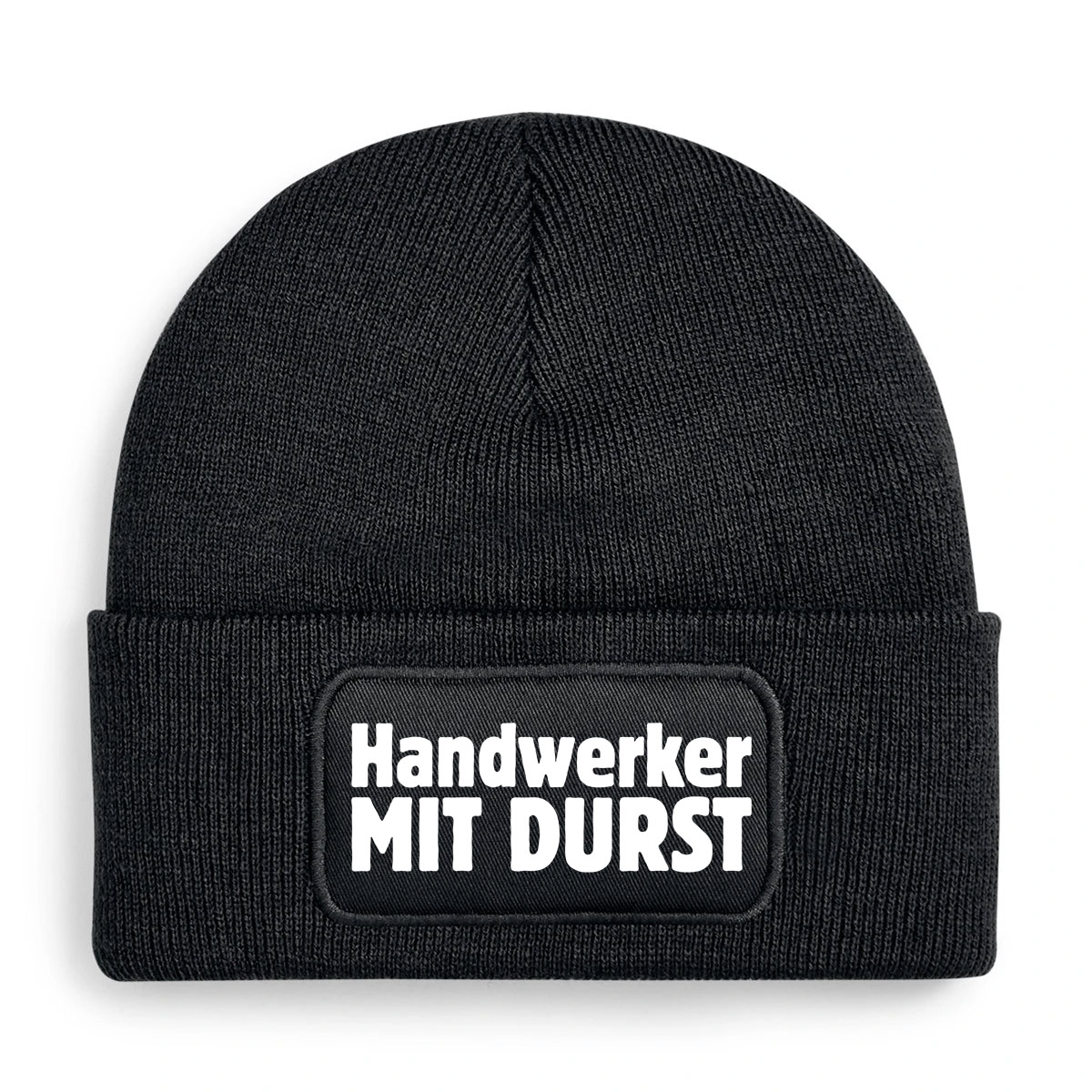 Mütze (Beanie) schwarz: Handwerker MIT DURST