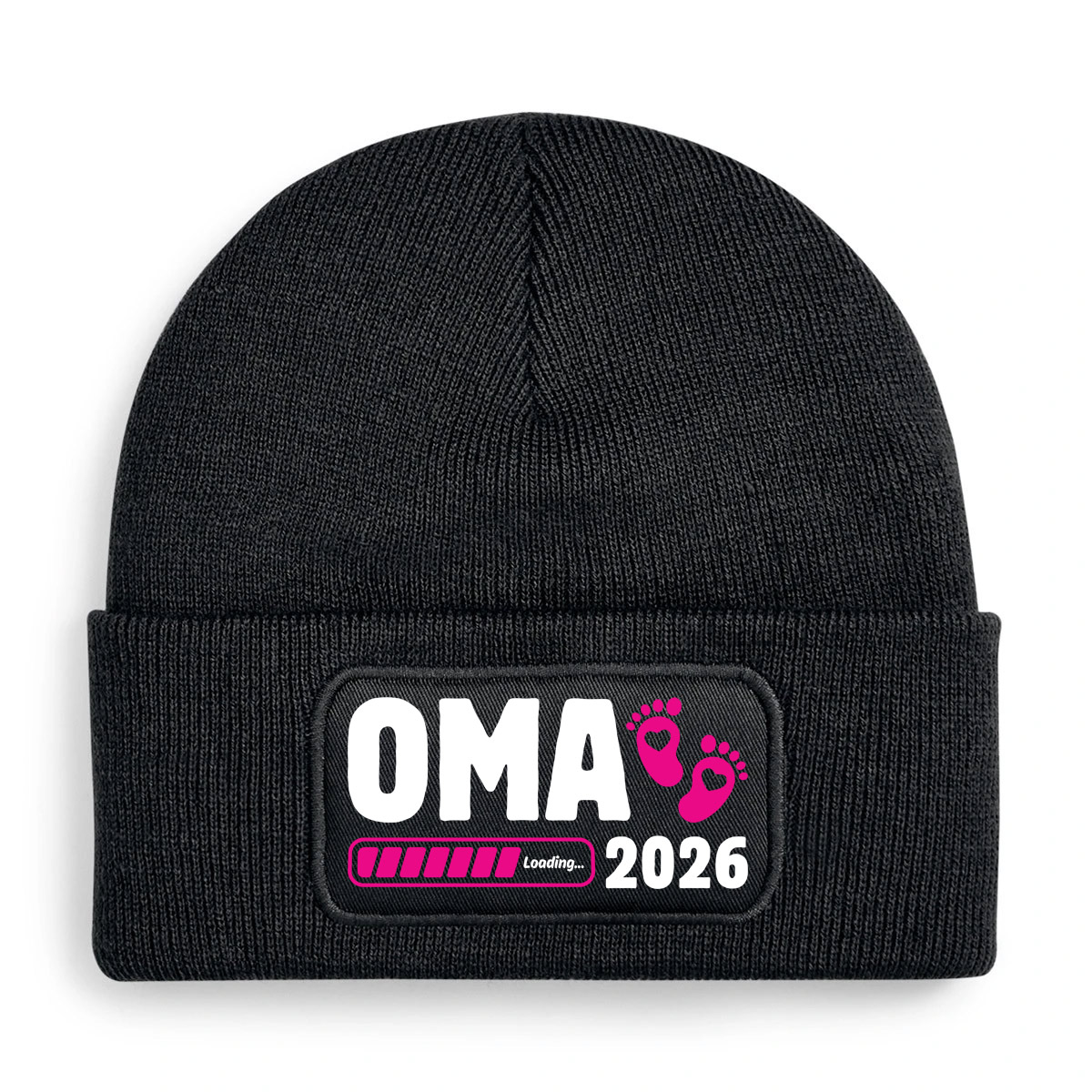 Mütze (Beanie) schwarz: OMA Loading 2026