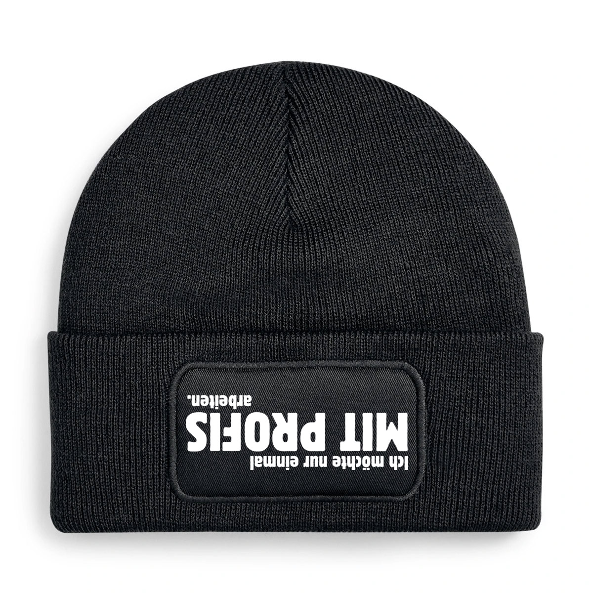 Beanie Mütze Ich möchte einmal mit Profis arbeiten💕Sprüche