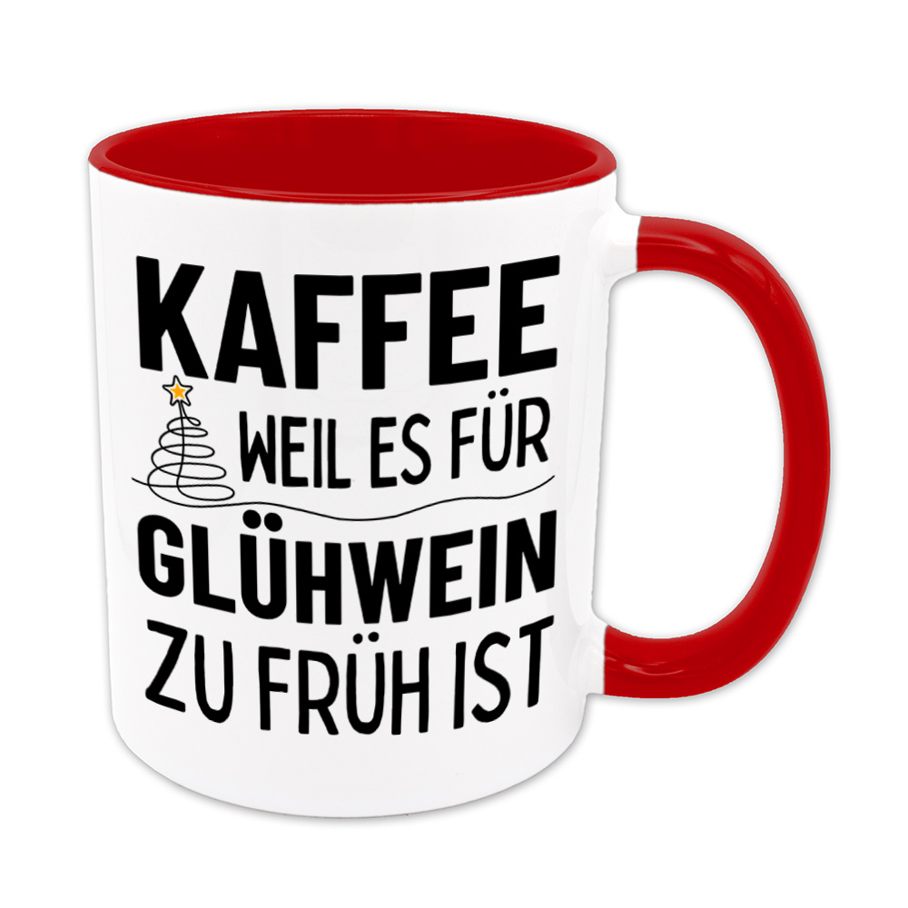 Weihnachtstasse Kaffee, weil es für Glühwein zu früh ist ...