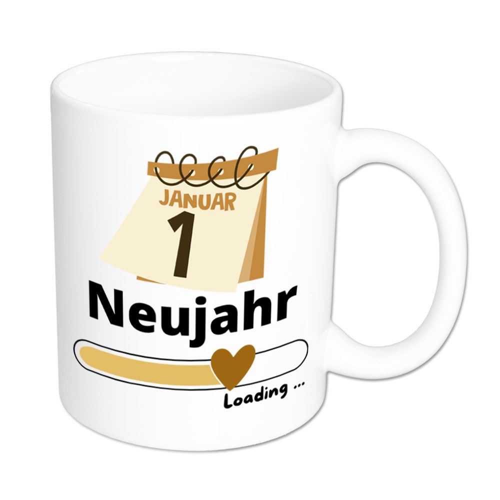 Neujahr Loading - Weihnachtstasse/Silvestertasse – Bild 2