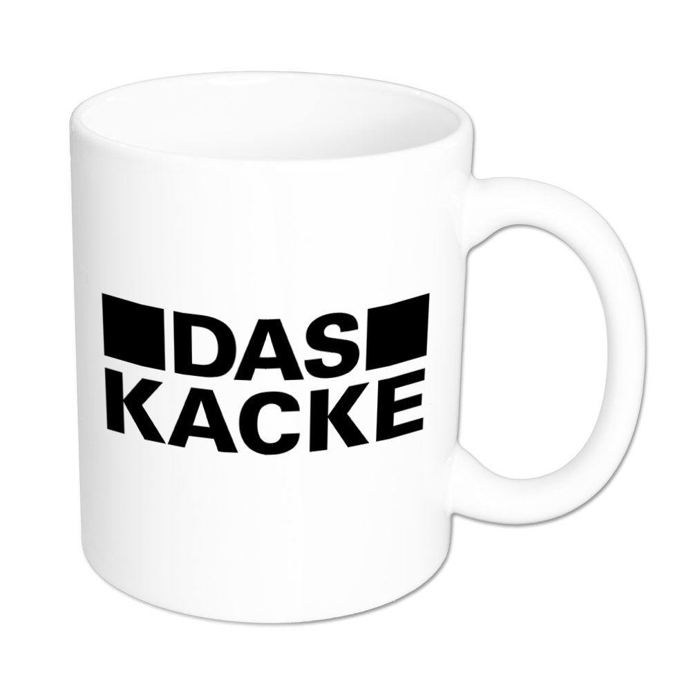 Spruchtasse „DAS KACKE“ - lustige Tasse – Bild 3