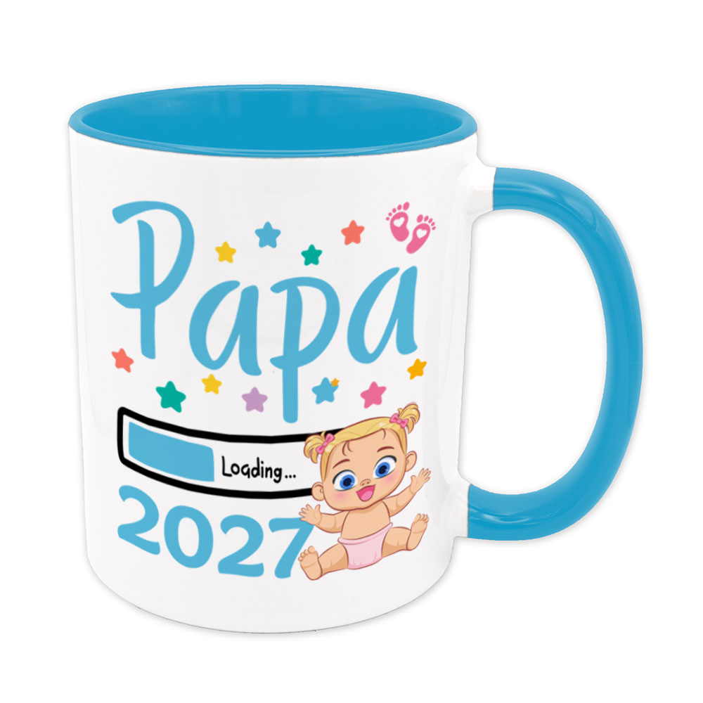 Papa Loading 2027 - Mädchen - hellblau
