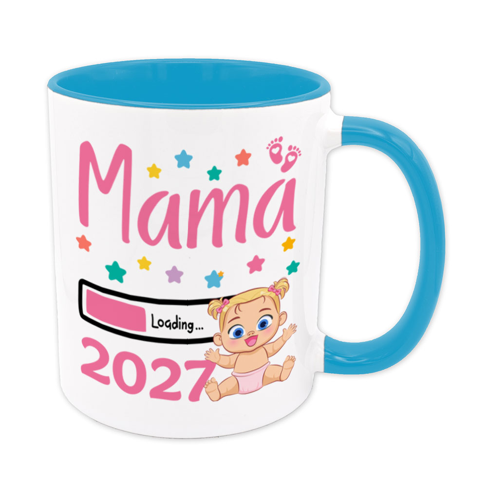 Mama Loading 2027 - Mädchen - hellblau