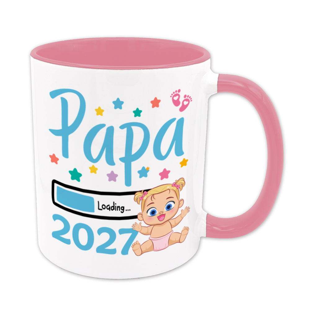 Papa Loading 2027 - Mädchen - rosa