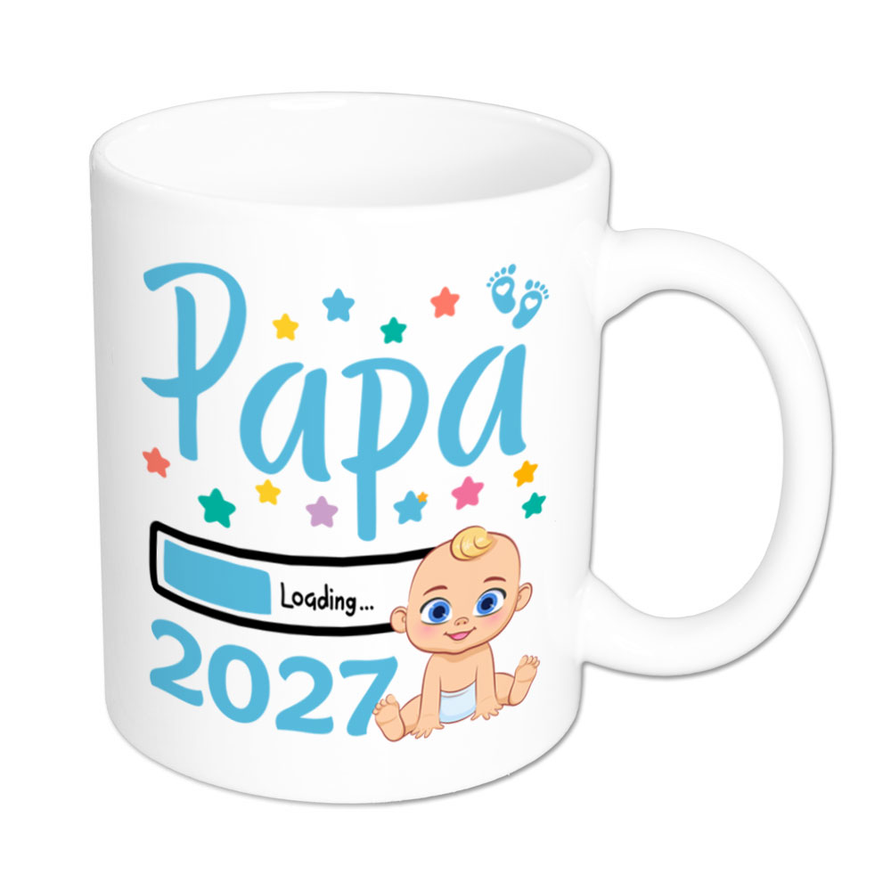 Papa Loading 2027 - Junge - weiĂź