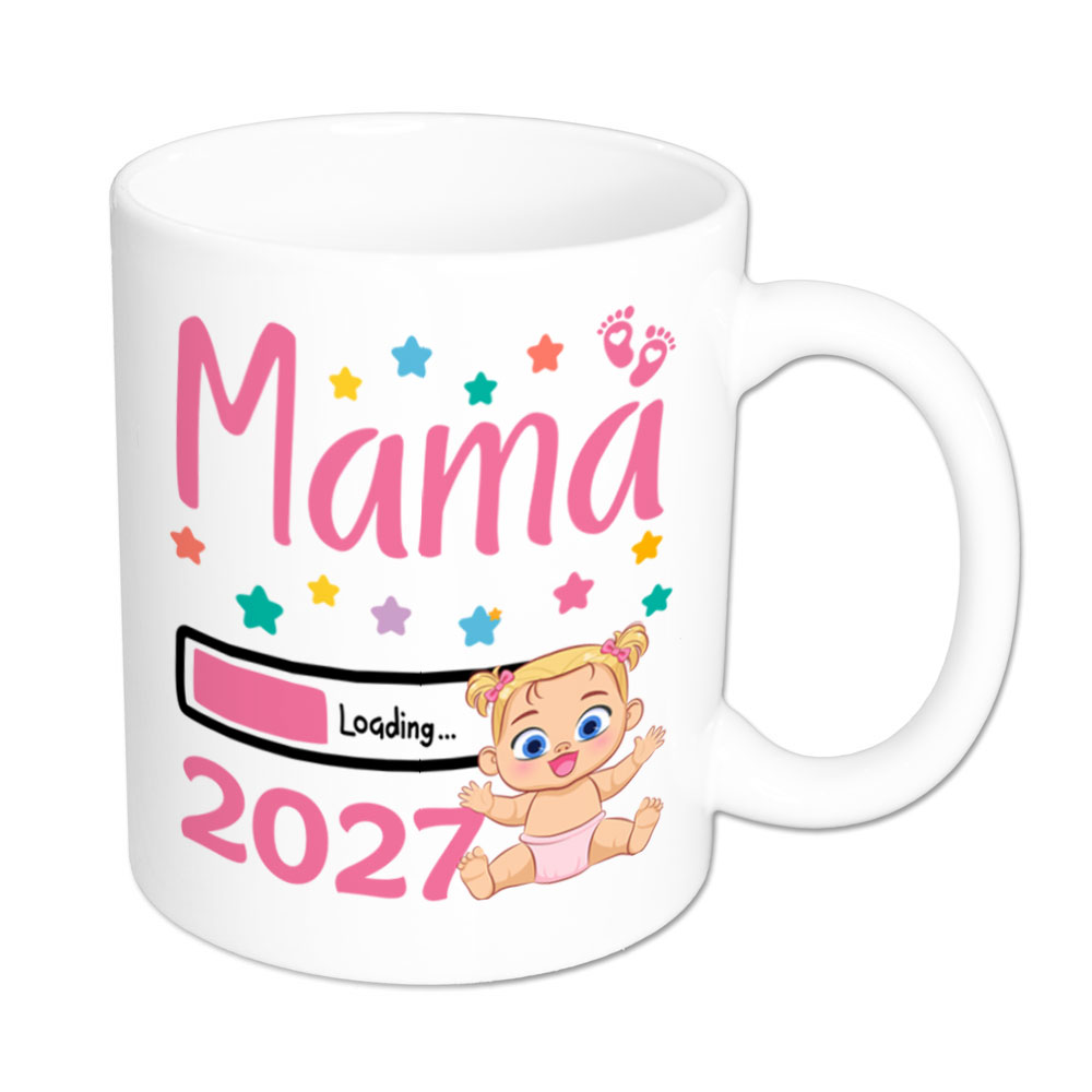 Mama Loading 2027 - Mädchen - weiß